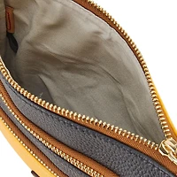 Dooney & Bourke Pittsburgh Steelers Team Logo Halftime Triple Zip Crossbody Bag