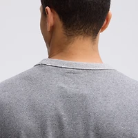 Fanatics Athletic Heather Gray Pittsburgh Steelers IconicFleece Short Sleeve Sweatshirt