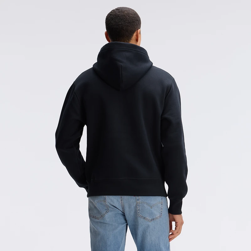 Fanatics Black Pittsburgh Steelers IconicFleece Flocked Hoodie