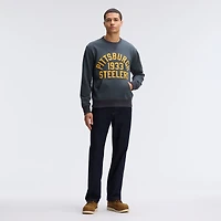 Fanatics Charcoal Pittsburgh Steelers IconicFleece Pocket Sweatshirt