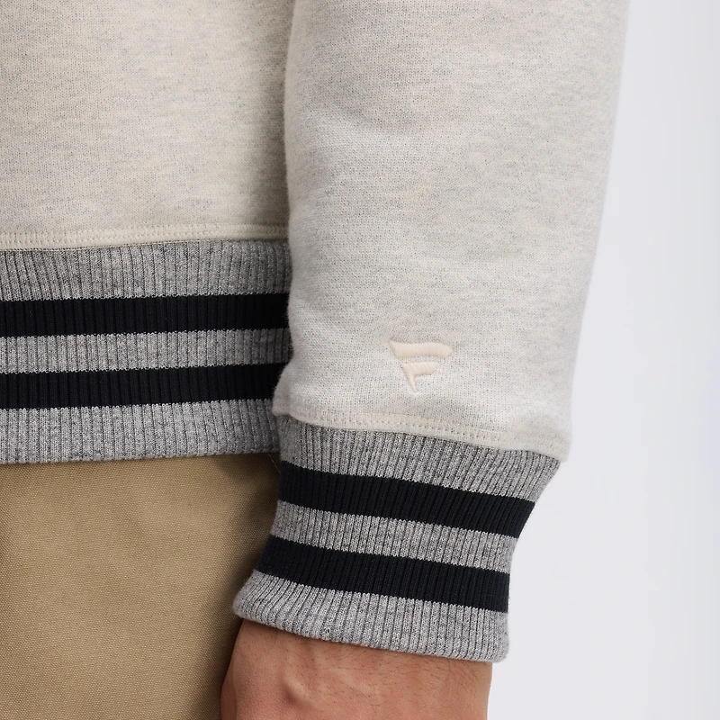 Fanatics Oatmeal Pittsburgh Steelers IconicFleece Full-Zip Jacket