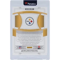 Carte recrue autographiée Panini National Treasures 2022 de George Pickens Pittsburgh Steelers, avec logo de l'équipe, relique 3 couleurs géante #RHS-GPI #3/5