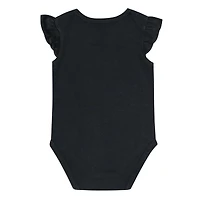 Girl's Outerstuff  Black/Gold Pittsburgh Steelers Sunshine Two-Piece Bodysuit Set
