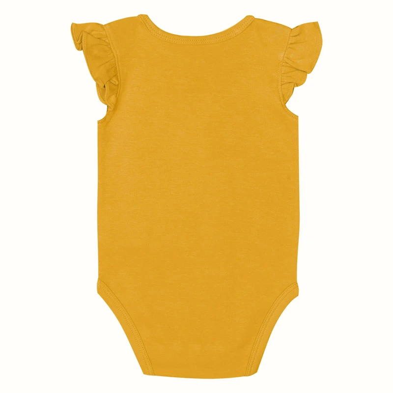 Girls Newborn & Infant Outerstuff Pittsburgh Steelers The Sunshine Two-Piece Bodysuit Set