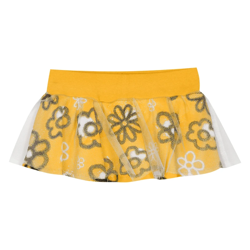 Girls Newborn Outerstuff Black Pittsburgh Steelers My Team Rocks Bodysuit and Skirt Set