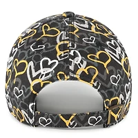 Casquette ajustable « 47 Black Pittsburgh Steelers Mural Clean Up » pour jeunes filles