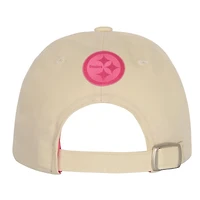 Casquette ajustable Blitz des Steelers de Pittsburgh pour filles Outerstuff Cream