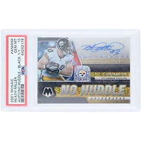 Carte Panini Mosaic No Huddle 2021 autographiée par Heath Miller des Pittsburgh Steelers, noire Prizm #ANH-HM #1/1, PSA, authentifiée, 10 cartes