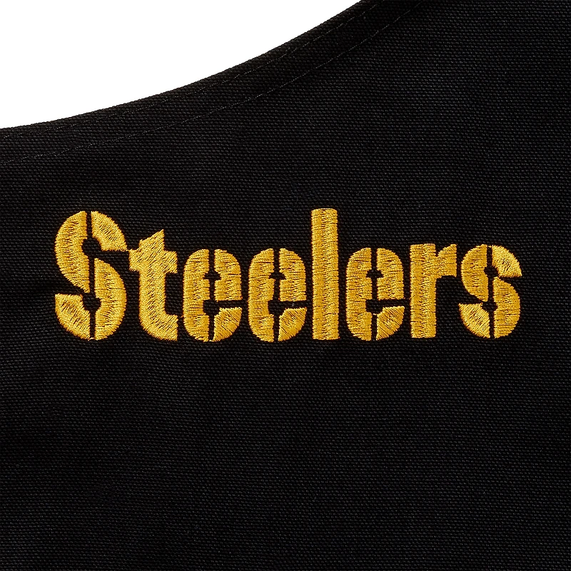 Hedley & Bennett Black Pittsburgh Steelers The Essential Apron