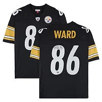 Hines Ward Pittsburgh Steelers Autographed Black Mitchell & Ness Replica Jersey