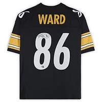Hines Ward Pittsburgh Steelers Autographed Black Mitchell & Ness Replica Jersey