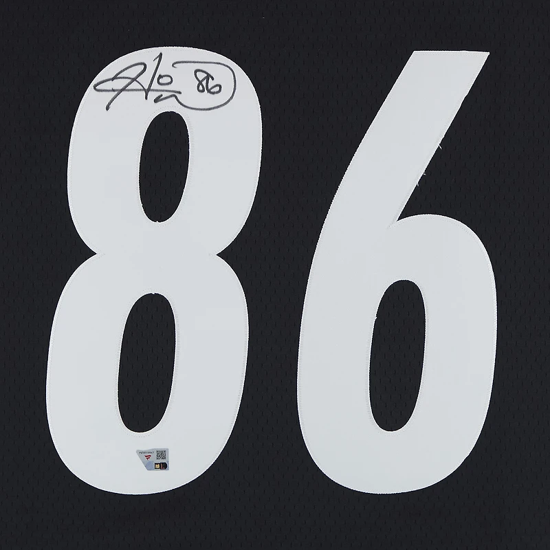 Hines Ward Pittsburgh Steelers Autographed Black Mitchell & Ness Replica Jersey