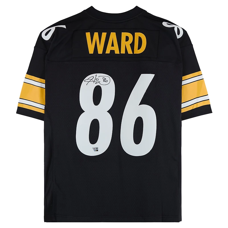 Hines Ward Pittsburgh Steelers Autographed Black Mitchell & Ness Replica Jersey