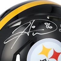 Hines Ward Pittsburgh Steelers Autographed Riddell Speed Authentic Helmet with Multiple Inscriptions