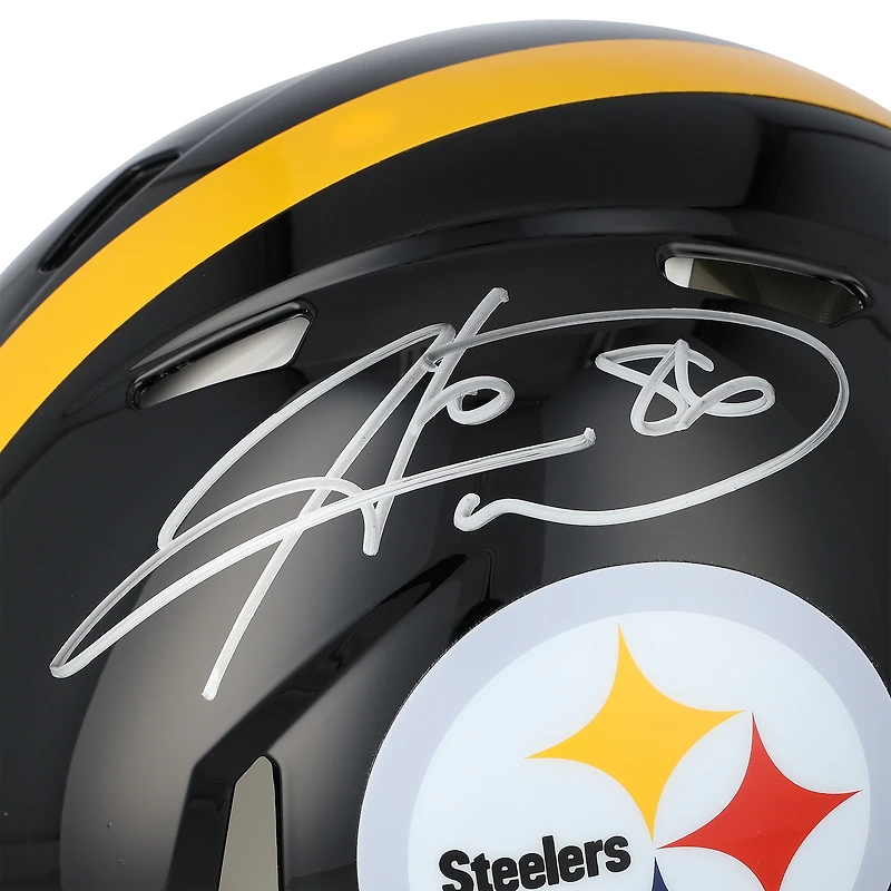 Hines Ward Pittsburgh Steelers Autographed Riddell Speed Authentic Helmet