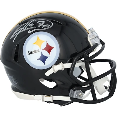 Hines Ward Pittsburgh Steelers Autographed Riddell Speed Mini Helmet