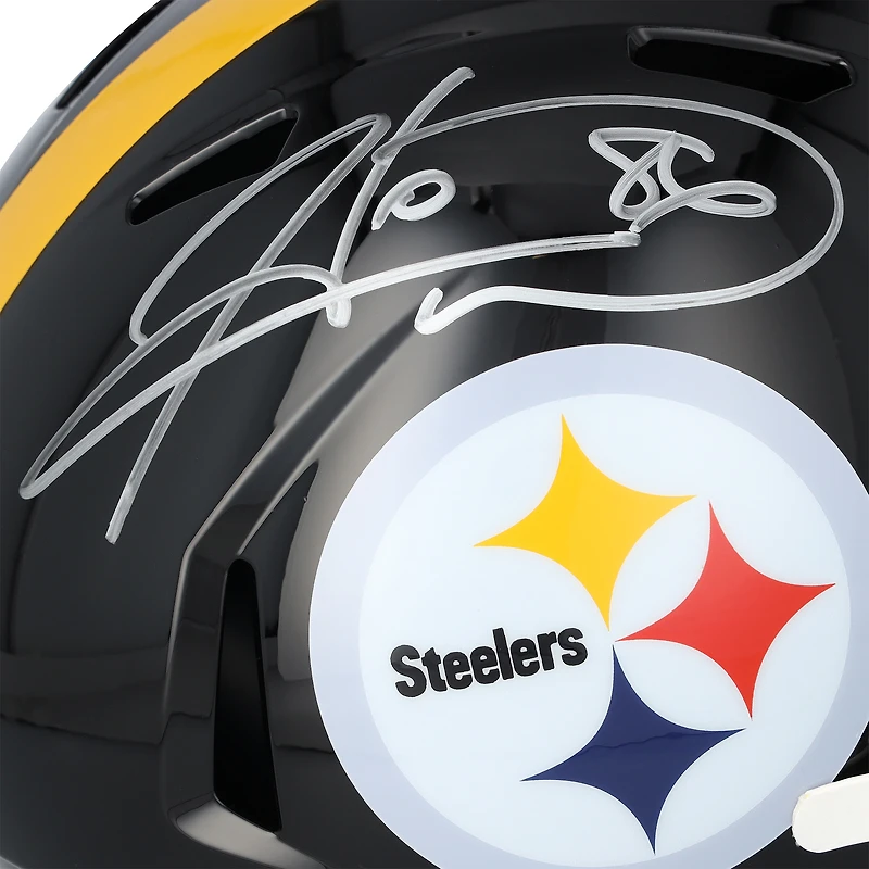 Casque réplique Riddell Speed autographié par Hines Ward des Steelers de Pittsburgh
