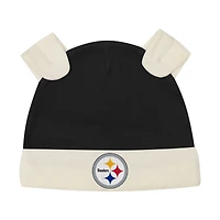 Infant Outerstuff  Black Pittsburgh Steelers Little Champ Three-Piece Set