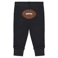 Infant & Newborn WEAR by Erin Andrews Pittsburgh Steelers Three-Piece Turn Me Around Bodysuits Pant Set