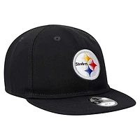 Casquette réglable My 1st 9FIFTY Pittsburgh Steelers New Era noire pour bébé