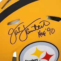 Jack Lambert Pittsburgh Steelers Autographed Riddell 2025 Alternate Speed Authentic Helmet with "HOF 90" Inscription