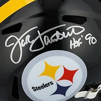 Casque réplique Riddell Speed ​​autographié par Jack Lambert des Steelers de Pittsburgh avec inscription « HOF 90 »