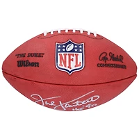 Jack Lambert Pittsburgh Steelers Autographed Wilson Duke Full Color Football with "HOF 90" Inscription 
