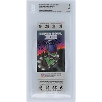 Jack Lambert Pittsburgh Steelers January 21, 1979 Super Bowl XIII Beckett Fanatics Witnessed Authenticated 5/10 Ticket