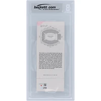 Jack Lambert Pittsburgh Steelers January 21, 1979 Super Bowl XIII Beckett Fanatics Witnessed Authenticated 5/10 Ticket