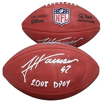 James Harrison Pittsburgh Steelers Autographed Duke Full Color Football with "2008 DPOY" Inscription