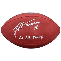 James Harrison Pittsburgh Steelers Autographed Duke Full Color Football with "2x SB Champ" Inscription