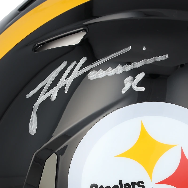 James Harrison Pittsburgh Steelers Autographed Riddell Speed Authentic Helmet
