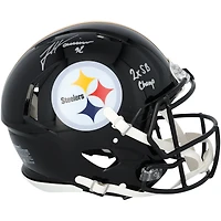 James Harrison Pittsburgh Steelers Autographed Riddell Speed Authentic Helmet with "2x SB Champ" Inscription