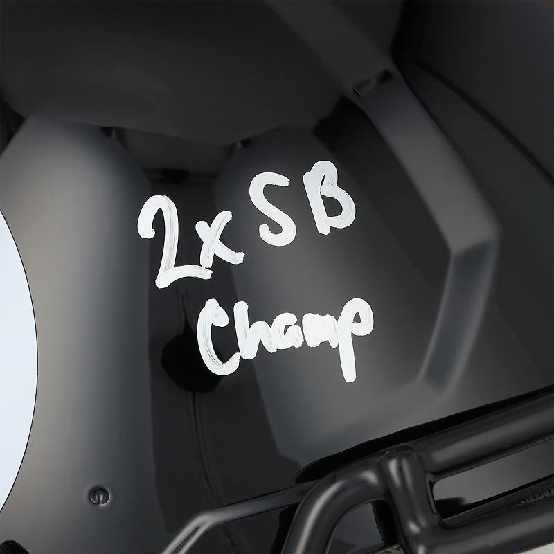 James Harrison Pittsburgh Steelers Autographed Riddell Speed Authentic Helmet with "2x SB Champ" Inscription