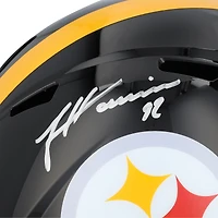 James Harrison Pittsburgh Steelers Autographed Riddell Speed Replica Helmet