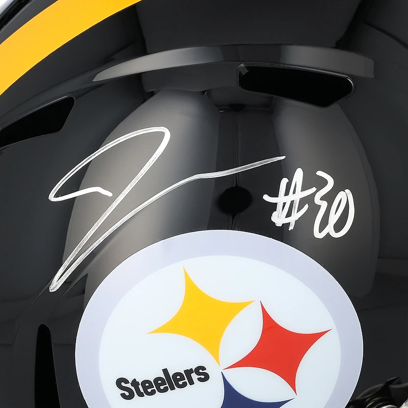 Jaylen Warren Pittsburgh Steelers Autographed Riddell Speed Replica Helmet