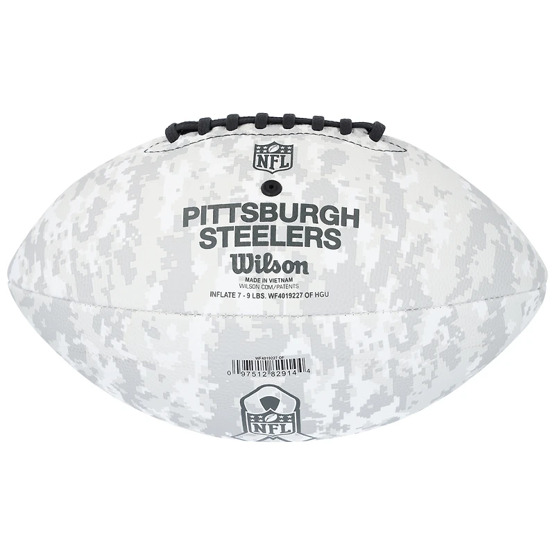 Jerome Bettis Pittsburgh Steelers autographié 2024 Salute To Service Wilson Football