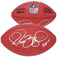 Ballon de football Wilson Duke en couleur autographié par Jerome Bettis des Steelers de Pittsburgh avec l'inscription « HOF 2015 »