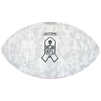 Ballon de football américain autographié par Joe Greene des Pittsburgh Steelers, hommage au service Wilson 2024, avec l'inscription « HOF 87 »