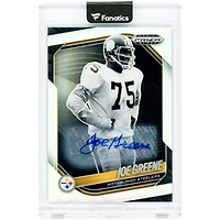 Carte autographiée de Joe Greene (Pittsburgh Steelers) Panini Prizm Black Silver Prizm 2025 n° 122