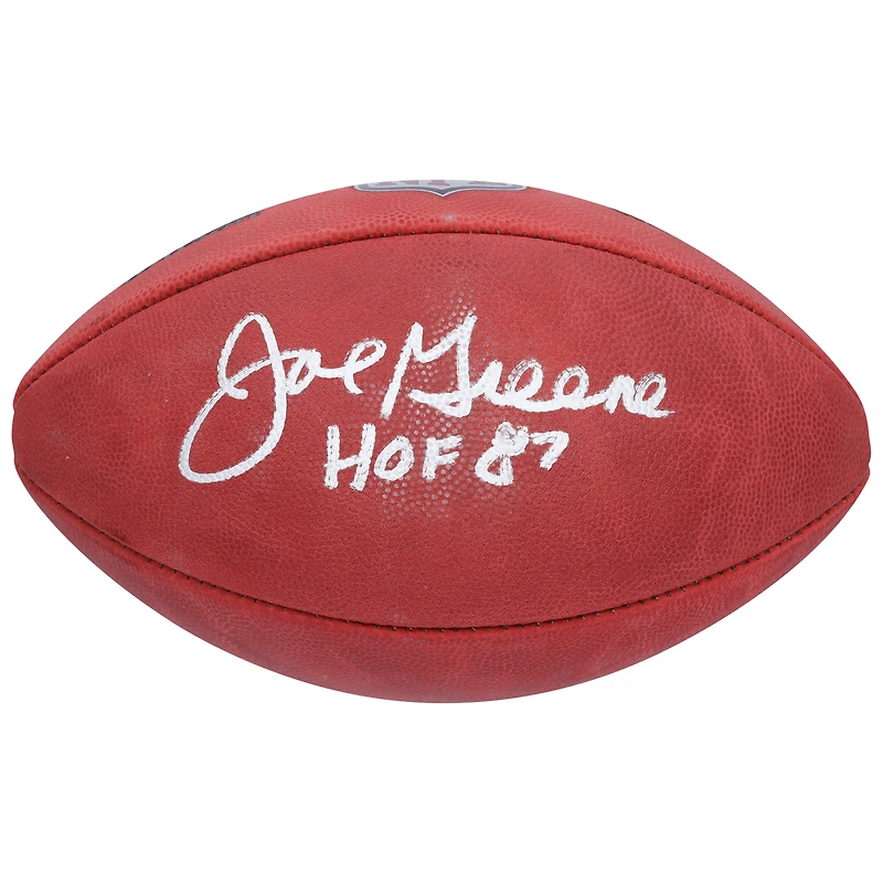 Joe Greene Pittsburgh Steelers Autographed Wilson Duke Full Color Football with "HOF 87" Inscription 