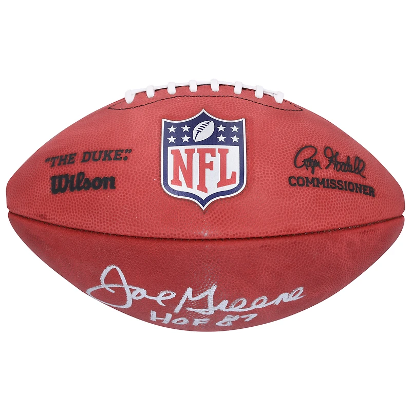 Joe Greene Pittsburgh Steelers Autographed Wilson Duke Full Color Football with "HOF 87" Inscription 