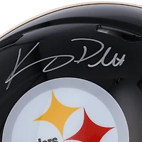 Casque authentique Riddell Speed ​​autographié par Kenny Pickett des Pittsburgh Steelers