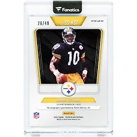 Carte autographiée de Kordell Stewart (Pittsburgh Steelers) - Panini Prizm Black Blue Prizm Sensational Signatures 2025 #SS-KST #26/49