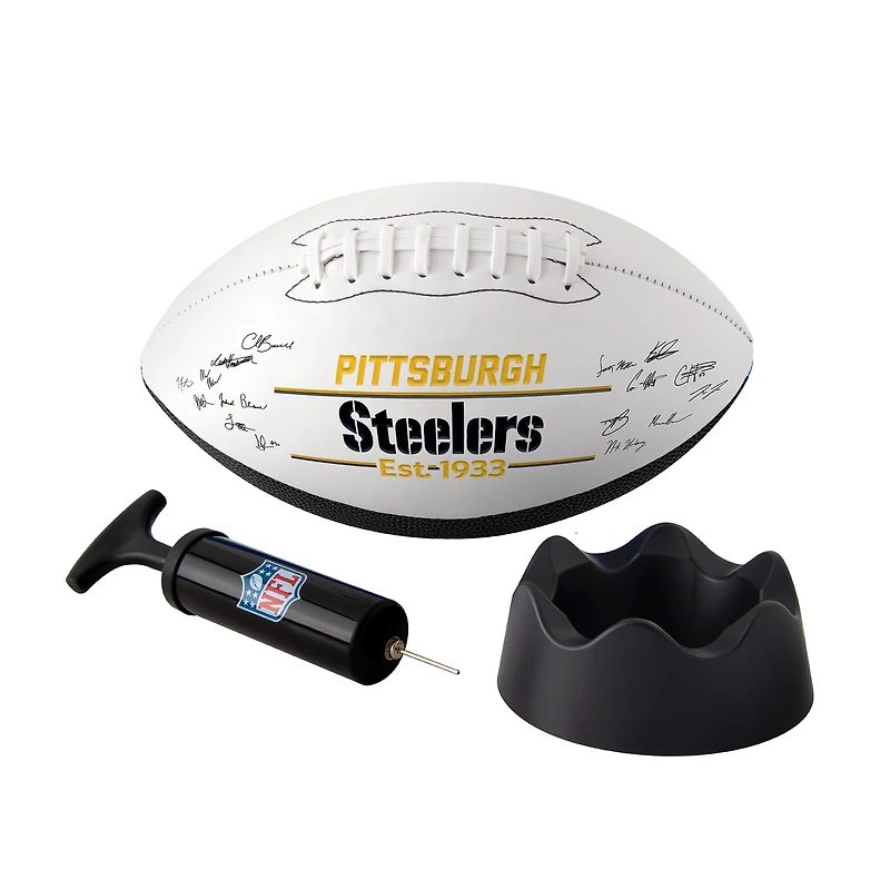 Logo Brands Pittsburgh Steelers 2025 Autograph Signature Football