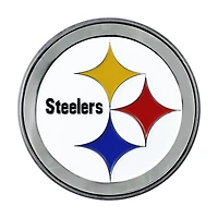 Emblème de voiture en relief couleur des Steelers de Pittsburgh