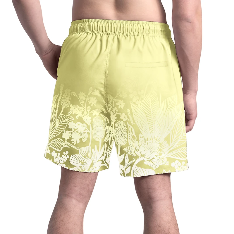 Short de bain Margaritaville jaune Pittsburgh Steelers Lagoon Fiesta pour homme
