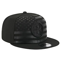 Men's New Era  Black Pittsburgh Steelers Independent 9FIFTY Snapback Hat