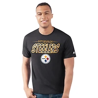 Men's Starter  Black Pittsburgh Steelers Prime Time T-Shirt