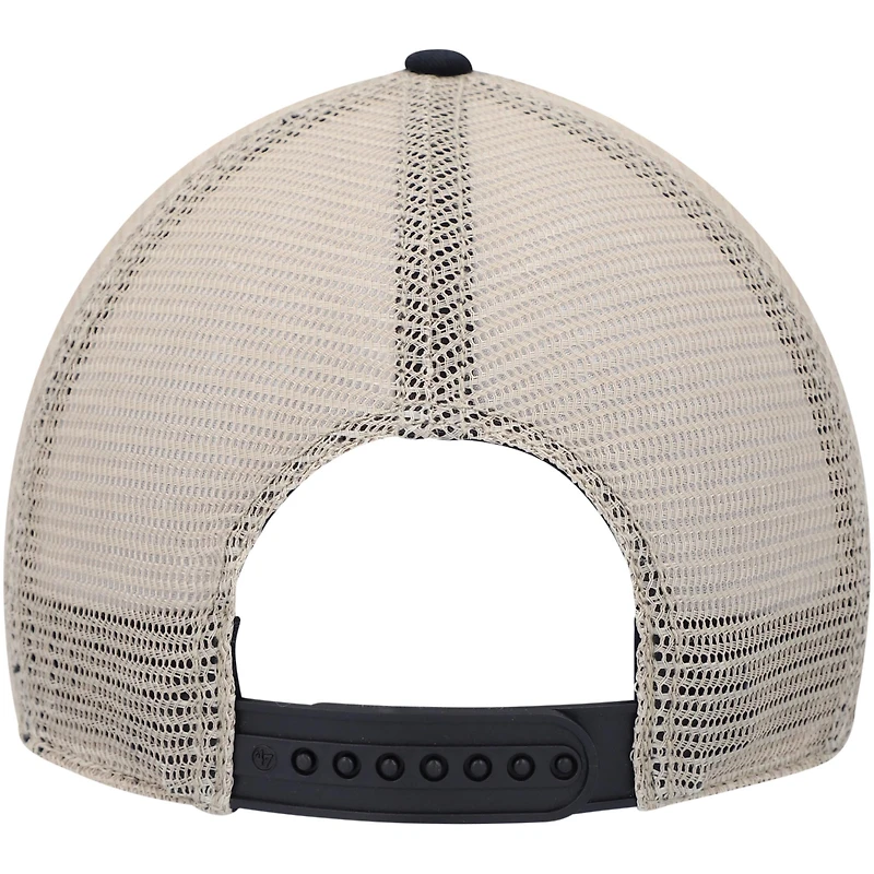 Casquette '47 Black/Natural Pittsburgh Steelers Trawler Trucker Clean Up Snapback pour homme